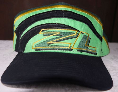 Arctic wear motorsports adult green  hat with stiff visor and large zl emblem