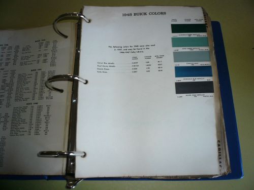 1965 buick cadillac chevy olds pontiac arco paints color chip paint sample