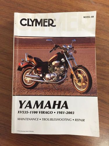 Yamaha virago 535-1100 1981-2003 service repair manual used clymer