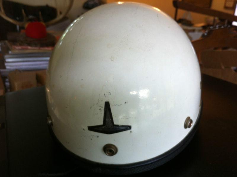 Buco vintage half helmet shorty motorcycle scooter white