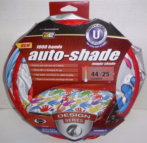 Auto expressions 1000 hands magic shade universal windshield shade