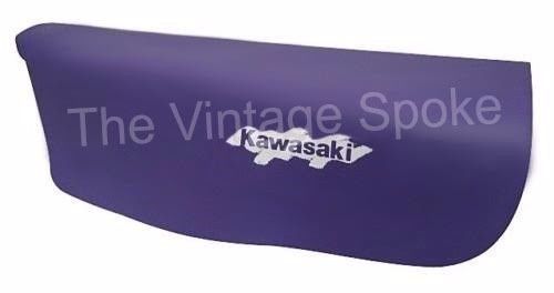 Kawasaki kl250 klr250 1991-2005 purple genuine replica seat cover sc-1142