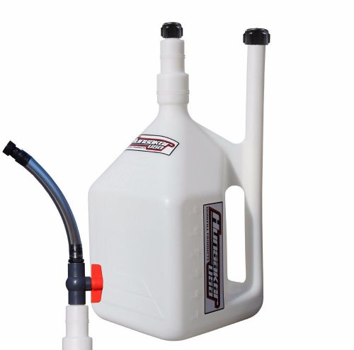 New hunsaker - 8 gallon quikfill white fuel racing (w/ 1.0&#034; ball valve fill kit)
