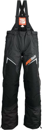 Arctiva mechanized insulated bibs/pants,black/orange,xl(waist 38-40/inseam 34)