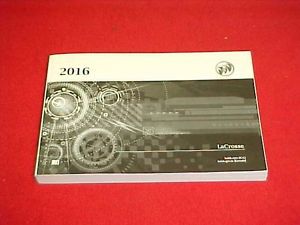 2016 new original buick lacrosse owners manual service guide book 16 glovebox
