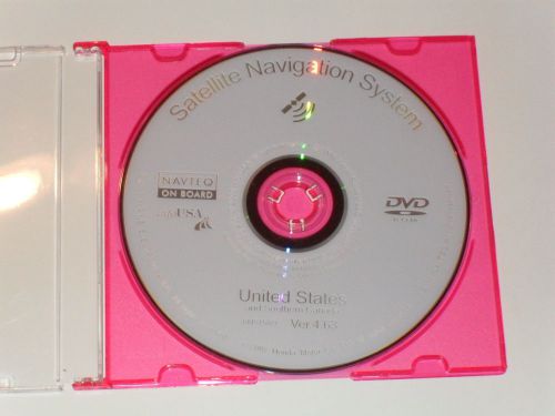 Honda acura navigation cd dvd disc 4.63 navagation disk oem map disk white