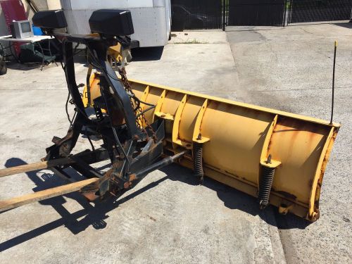 Fisher 9&#039; minute mount plow