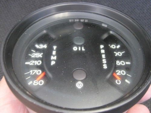 Porsche 911 oil temperature/pressure gauge  911 641 107 31 original vdo german