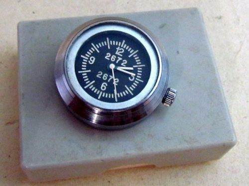 Aircraft gun camera clock zim ussr soviet vintage air force button 1950