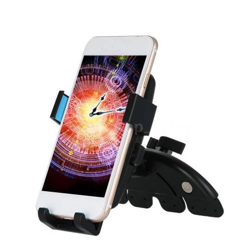 360° rotatable auto car cd slot mount bracket holder for gps mp4 phone new j3r1