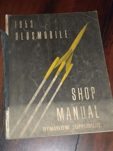 1953 oldsmobile dynaflow transmission supplement service shop manual