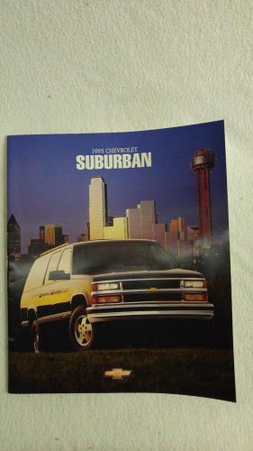 1995 chevrolet suburban dealer sales brochure, catalog