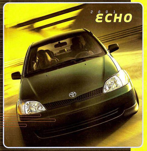 2001 toyota echo factory brochure -toyota echo