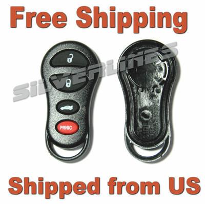Dodge jeep remote keyless entry remote fob key case shell 4 buttons cy4