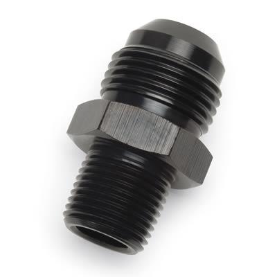 Russell performance 660523 aluminum black proclassic an to npt adapter fittings