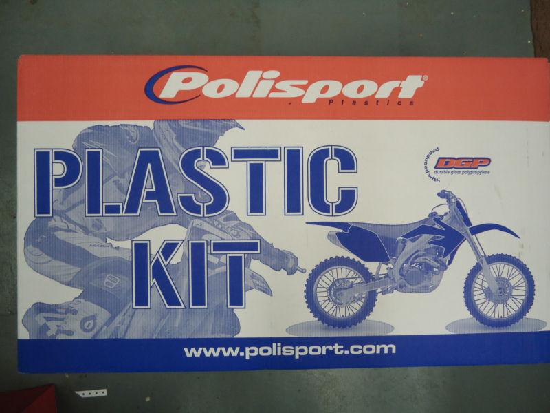 Polisport plastic kit - all black / yamaha yz250f 4-stroke 2010 - 2013