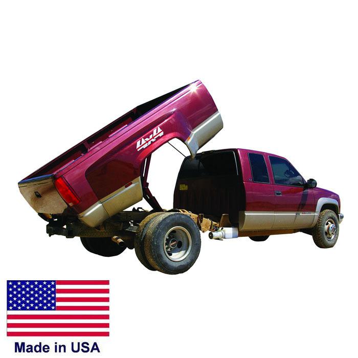 Pickup bed dump kit 1960 thru 1996 ford pickups - 2 ton capacity - made in usa