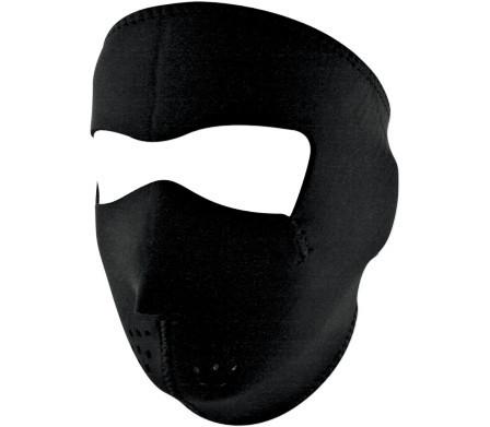Zan headgear black full face neoprene mask motorcycle riding headgear