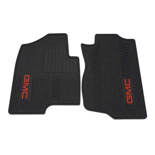 05-12 yukon premium all-weather front floor mats set for suv/extended/crew cab