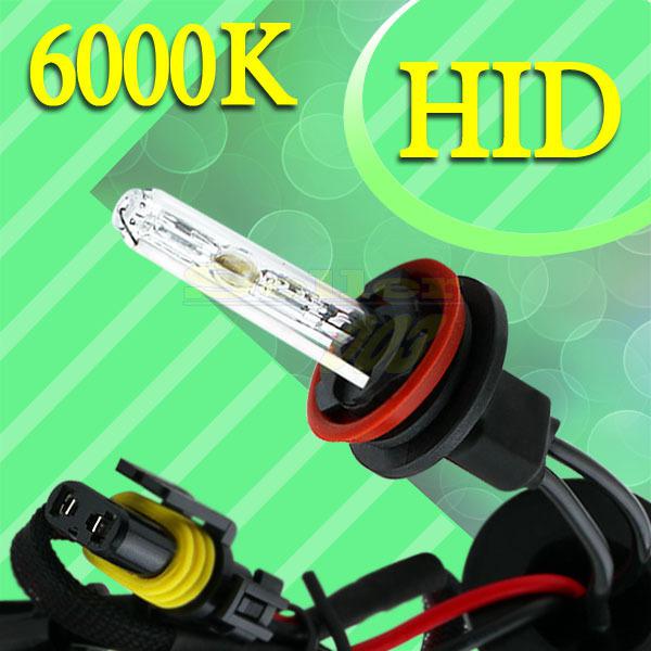 H11 hid xenon pure white replacement 6000k 35w car headlight headlamp bulb lamp