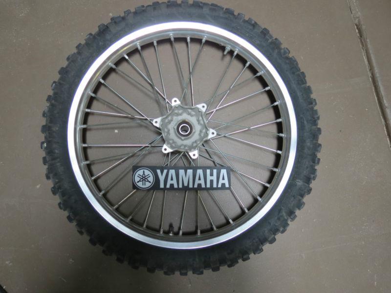 2001 yamaha yz250f front wheel rim hub spokes tire 99 00 01 02 03 