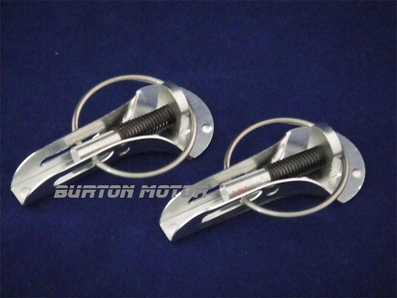 Universal chrome hood pin lock(toyota acura)-s-silver