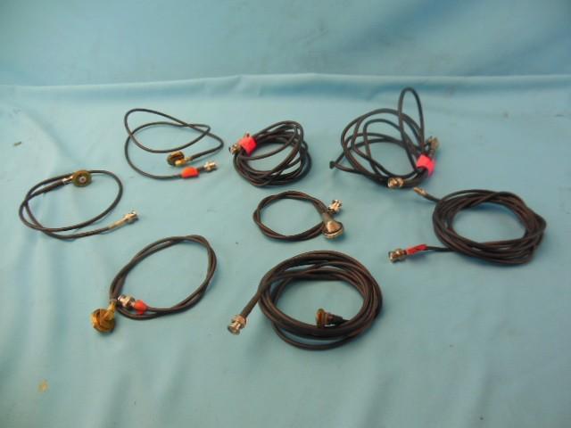 Lot of 8 antenna cables-one price buys all-various lengths-comes as shown nascar