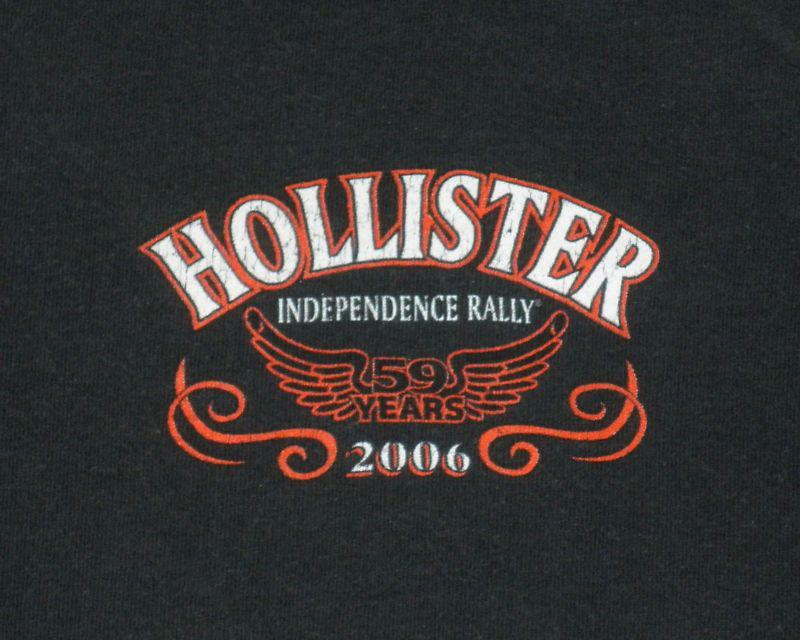 59th hollister 2006 independence rally harley-davidson calif motorcycle shirt