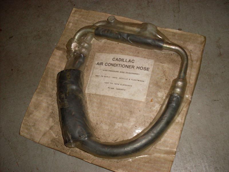 67 68 69 70 71 72 73 cadillac ac hose new nos high pressure side (discharge) 