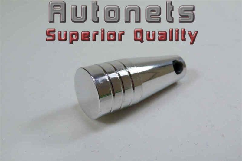 Polished aluminum dash knob hot rat rod universal fit 3/16" hole size