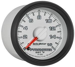 Autometer 2-1/16in. pyrometer kit; 0-1600 f; fse; dodge