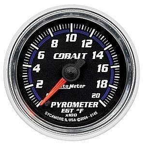 Autometer 2in. pyrometer; 0-2000 f; fse; cobalt