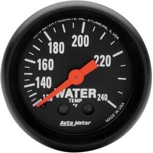 Autometer 2in. water temp; 120-240 f mech; z-series