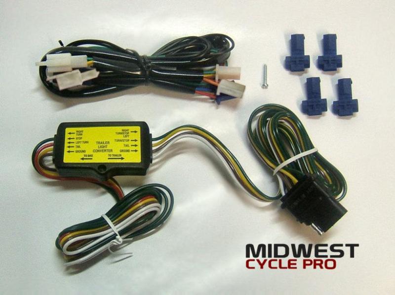Trailer harness and converter package - all honda goldwing gl1500s - 1988-2000