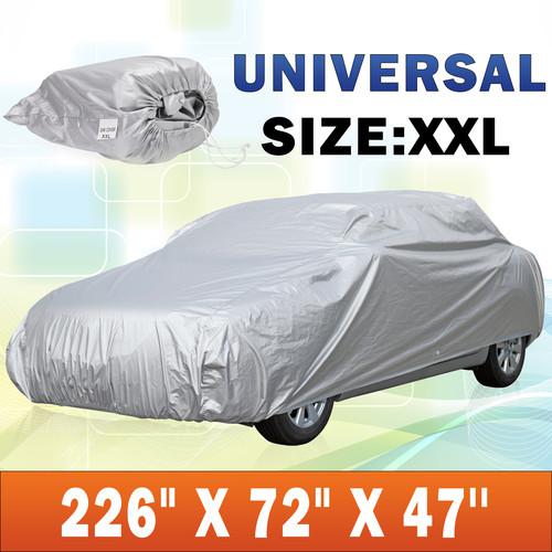 Outdoor universal full car auto cover xxl size 18.8' large sedan coat dustproof