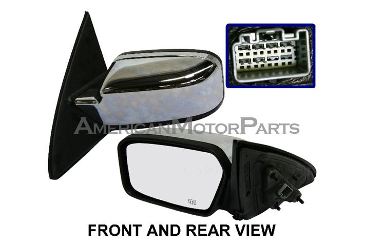 Top deal driver replacement non-heated chrome power mirror 07-10 lincoln mkz