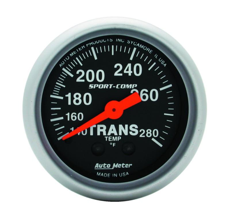 Auto meter 3351 sport-comp; mechanical transmission temperature gauge