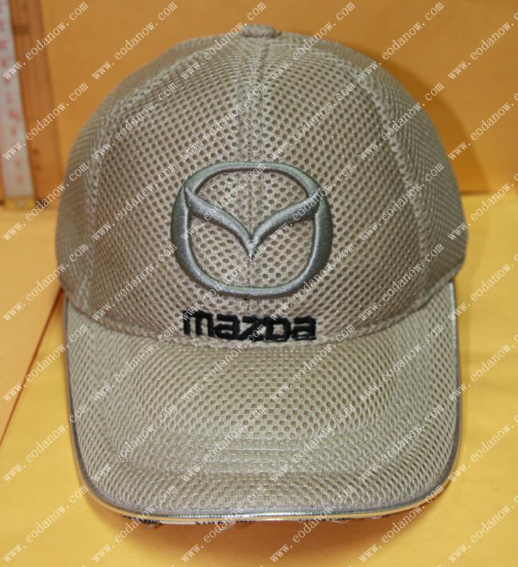 New mazda logo baseball sport mesh cap hat khaki ch0017