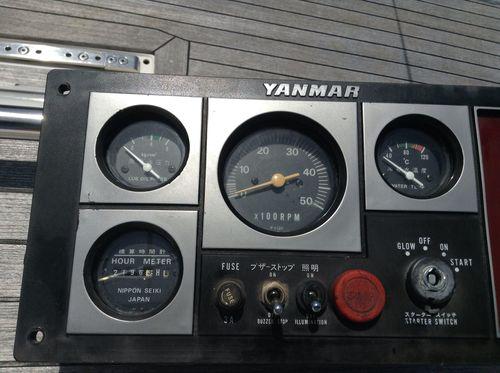 Yanmar marine engine panel 