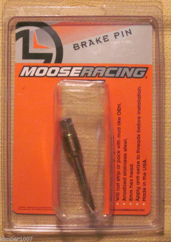 Moose racing front brake pin #m0501 1p-front suzuki honda kawasaki yamaha 