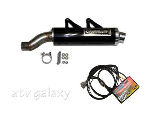 Lte slip on exhaust + efi controller polished canam can am outlander 800 max