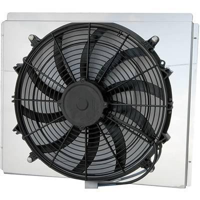 Afco racing electric fan and aluminum shroud kit 80163nfanz