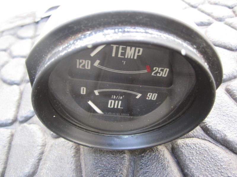 Datsun 240z 70-73 water temp./ oil pressure gauge   260z 280z