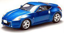 Nissan 370z fairlady 1/43 scale blue high quality diecast by ebbro 350z