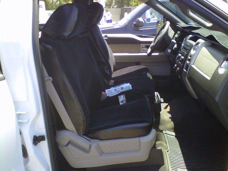 Ford f-150(2009-2012)seat-covers made vinyl water proof front covers only12