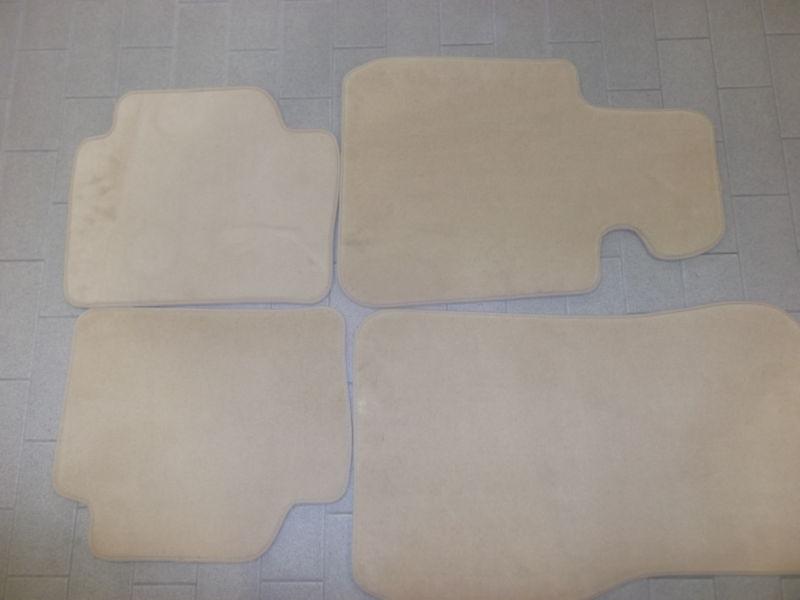 Bmw 3 series f30 2012-2013 carpet floormats beige set- 4 oem