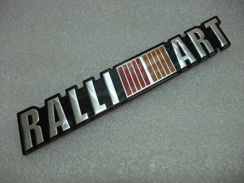 For mitsubishi ralliart car badge emblem sticker 3d new acrylic 