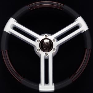 Uflex doriabb steering wheel blk silver