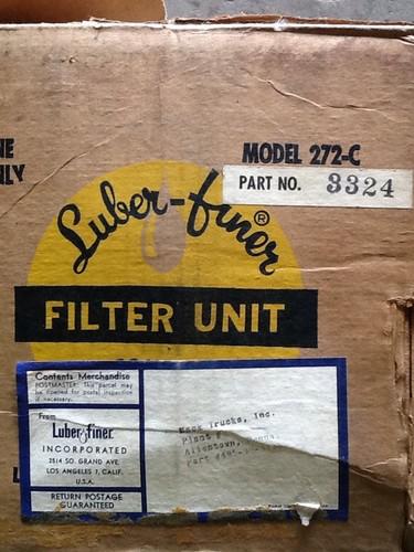 Luberfiner filter unit