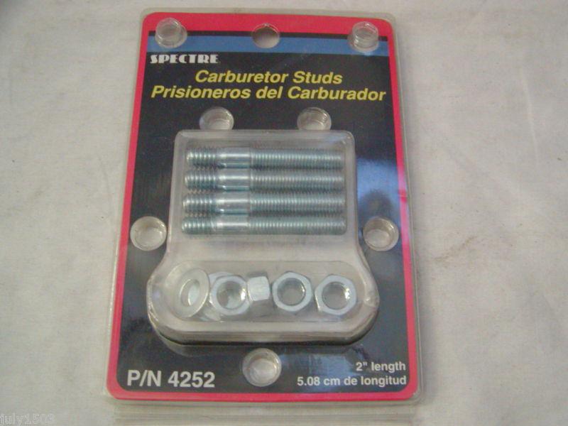 Spectre 4252 carburetor studs kit 5/16 2 inch length  free first class mail ship